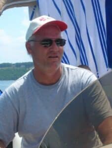 Captain Doug on the boat at Table Rock