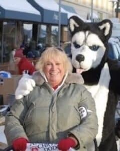 Mom and Husky Mom and Husky