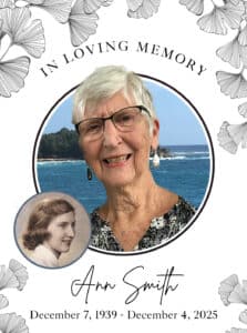 Copy of Black and White Simple In Loving Memory Your Story - 1