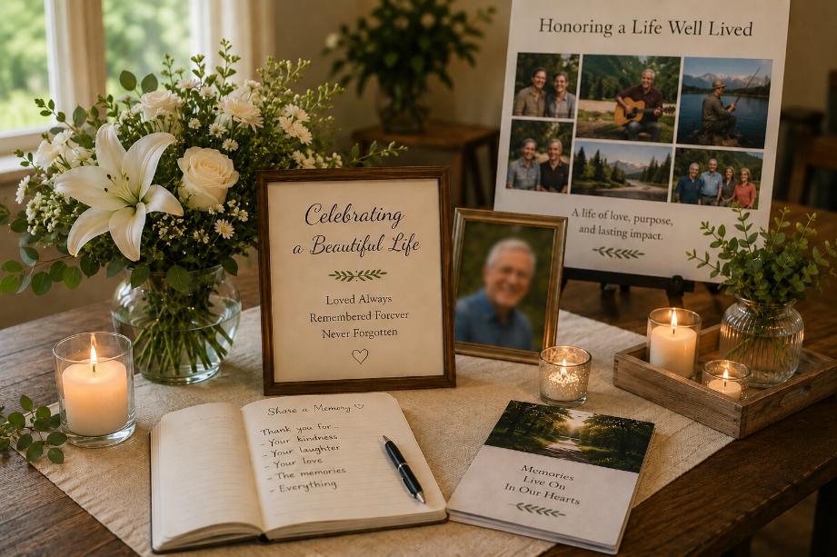 Life celebration keepsakes and candles honor family memories, cremation service St. Louis, MO