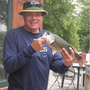Joel with fish