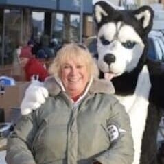 Mom and Husky
